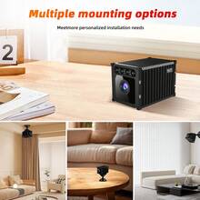 Wireless 1080P HD Surveillance Camera, Wireless WiFi Camera With 800mAh Battery, Smartphone App Connectivity, Night Vision, Motion Detection, Charging Via Type-C, Live Video Sharing, Optional Cloud Storage. - Black - View 10