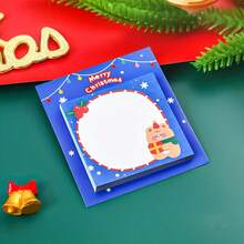 Cartoon Christmas Sticky Notes, Student Christmas Creative Stationery Gift, Sticky Notes, Message And Memo Student Note Pad, Study Office Sticky Notes, Santa Claus - one-size - View 10