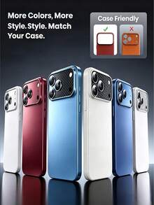 NNBILI Luxury Metal Frame Camera Lens Protector Compatible With IPhone 18 Pro Max/18 Pro/17 Pro/17 Pro Max, 9H Hardness Tempered Glass Anti-Fingerprint Anti-Scratch HD Clear Camera Lens Screen Protector,Burgundy - Burgundy - View 7