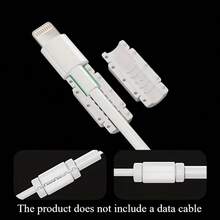 20pcs USB Cable Protector/Charger Protector, Silicone Cable Protector Anti-Pull Protection Sleeve, Suitable For Phone Charger, Data Cable, Earphone Cable Anti-Breakage Protection Sleeve, Home And Office Accessories - A - View 6