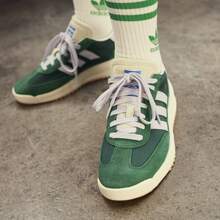 Adidas SL72 RTN Classic Retro Sports Shoes "T-Toe" IH7993 - Green - View 1