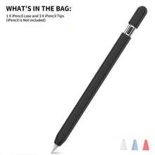 Silicone Protective Case Compatible With Apple Pencil Pro And 2nd Generation Apple Pencil, Includes 3 Replacement Pencil Tips - Multicolor - View 16