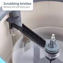 Spin Mop,  Spin Rinse Wringing System, Reusable Powerful Microfibre Pad, Dual Cavity  Bucket With Sturdy Handle - Spin Mop - View 5