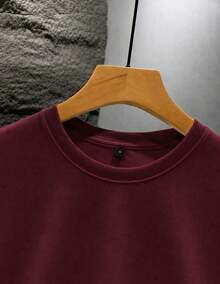 Camisa Camiseta Masculina Dark Rose Streetwear Estilosa Despojada Elegante 100% Algodão Unissex - Marsala - Visão 3