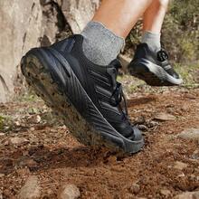 Adidas TRACEFINDER Outdoor Stable Breathable Moisture-Wicking Cushioned Trail Running Shoes - Black - View 3