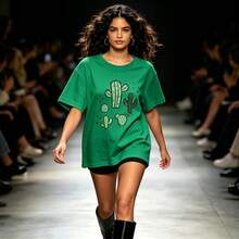 Women Senior T-Shirts & Tops - Green - View 4