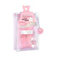 1pc Segmented Transparent Pink & White Portable Eyelash Curler With Comb Teeth, Upgraded Segmented Curling Eyelash Makeup Clamp, Effortless Operation With Segmented Shaping, Easy To Use Without Pinching Eyelids, Effortlessly Create Layered Sunflower Long-Lasting Curly Eyelash Effect, Beginner-Friendly - Multicolor - View 3