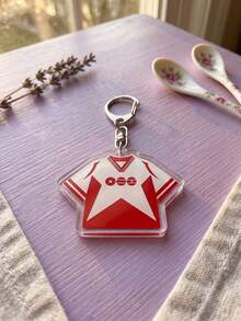 1pc/6pcs BangTang K-Pop Theme Fan Support Pattern Keychain, Cute Asymmetrical Shape Metal Butterfly Buckle Functional Pendant Decoration, Suitable For Fan Meetings, Concert Support, Birthday Gifts, Student Backpack Decoration, Merchandise Collection, Holiday Celebration And All-Season Use - Multicolor - View 10