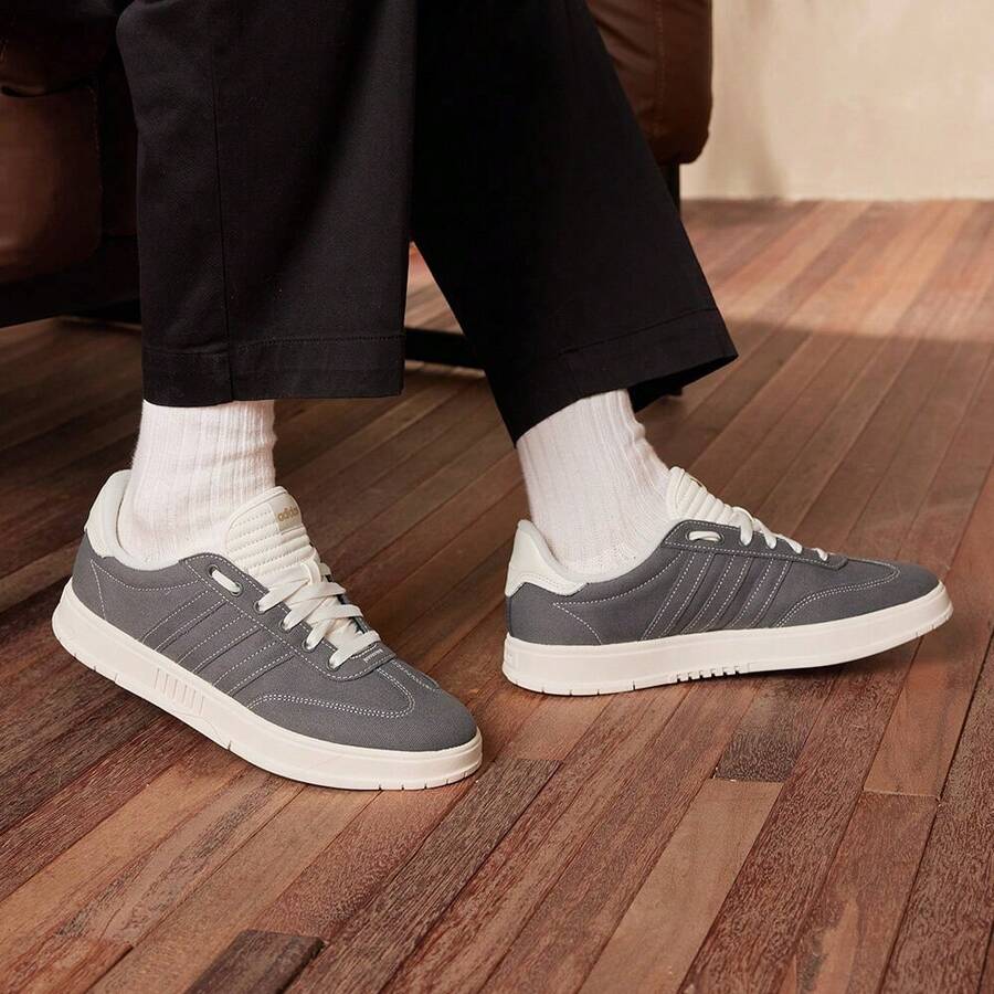 Adidas GRADAS Sports Casual Skate Shoes "T-Toe" IH8693 - Grey - View 1