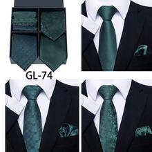 AlanKing Bộ quà tặng cà vạt nam họa tiết Paisley, món quà tuyệt vời cho nam giới trong đám cưới trang trọng, phỏng vấn công việc và các dịp lễ - Màu sắc hỗn hợp - Xem 12