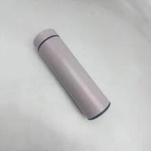 1 件马卡龙色 304 不锈钢咖啡杯，带茶水分离功能，防漏保温，适合办公室使用、商务礼品、汽车饮具，适合返校 - 藕粉色 - 查看 4