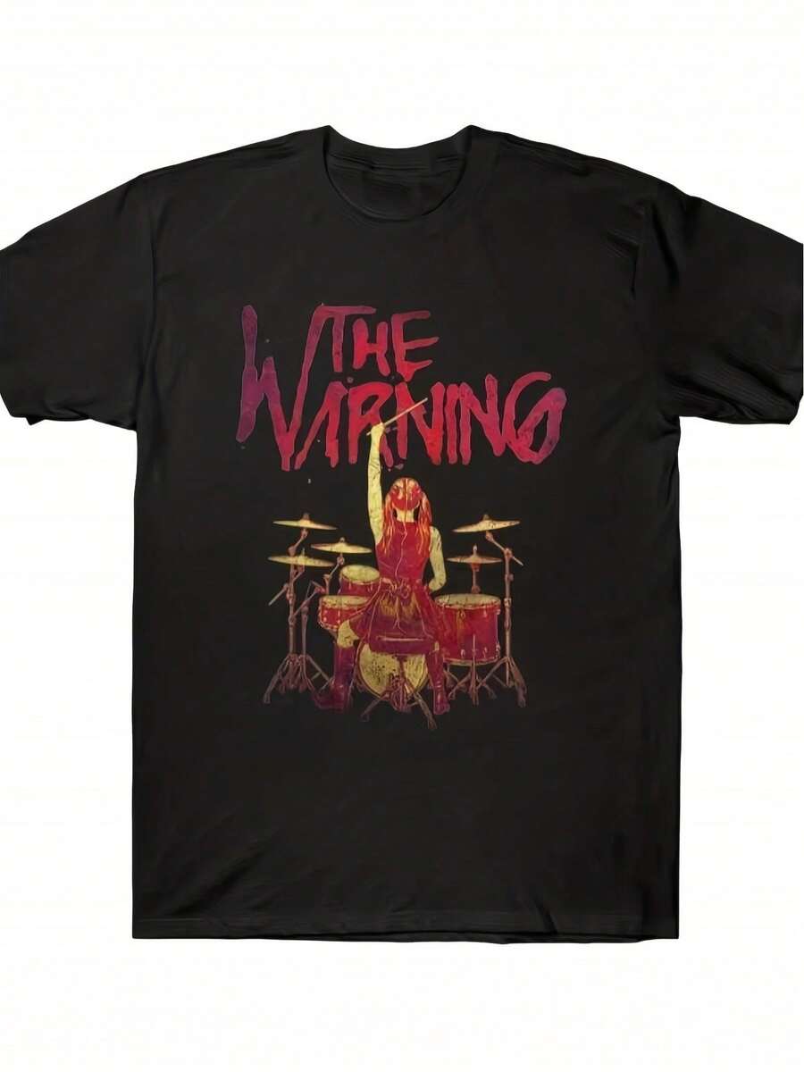 The Warning Band Rock Music T-Shirt - 黑色 - 查看 1