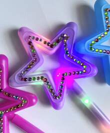 4 Diamond Light-Up Star Wands For Parties - Multicolor - View 7