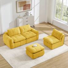 Ottomans - Yellow - View 4
