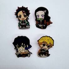 KIMETSU NO YAIBA 1 Set 9 Buah Lencana Mini Karakter yang Sangat Lucu. Terbuat dari Akrilik, ukurannya kecil dan ringan, sehingga cocok untuk digantung di tas sebagai hiasan. Tersedia berbagai gaya untuk dipilih. - MultiWarna - View 6