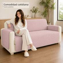 POLIGONO Sofa Slipcovers - Dusty Pink - View 2