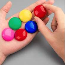 12/28/56pcs Round Whiteboard Magnets, Bulletin Board/Planner Magnets, 20mm Round Plastic Coated Magnetic Buttons, Fridge Whiteboard Magnets, Suitable For School, Office, Home - Multicolor - View 6