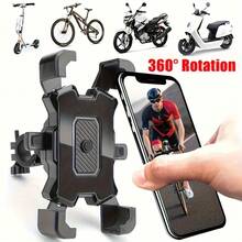 1pc Adjustable Bicycle And Motorcycle Phone Holder - Easy Installation, 360° Rotation, Stable Grip, Suitable For Various Phone Sizes, Made Of Durable ABS Material, Bicycle Accessory, Suitable For Various Models, Easy Installation - Multicolor - View 3