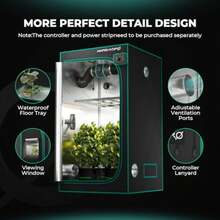 Growing Tents - Black - View 4
