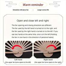 1pc Right-Handed White Long Flowing Dance Fan, Bamboo Ribs With Smooth Faux Silk Long Gauze Fabric, Elegant Drape Enhances Stage Atmosphere, Suitable For Belly Dance, Classical Dance, Art Performance, Party Stage Performance Dance Accessory - Multicolor - View 9