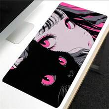 Anime Girl Extra Large Mouse Pad, Game Table Pad, Large Keyboard Pad, Washable, Rubber Anti Slip Bottom, Gift Mouse Pad, Desktop Protection Pad, Study Table Pad, Multiple Sizes Available, Computer Keyboard Pad, Laptop Pad - View 4