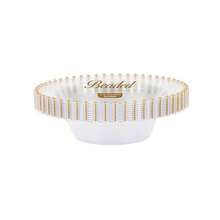 Pcs Plastic Dinner Plates Bowls Disposable Plastic Fancy Heavy Duty Party Dishes 12 Oz Clear And Gold Bead Bowls - Clear Gold Beaded Collection 12 oz Bowls - View 7
