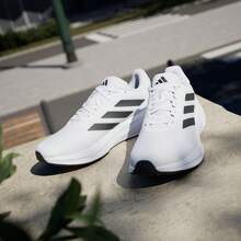 Adidas RESPONSE SUPER M Mesh Running Shoes JI4625 - Black and White - View 9