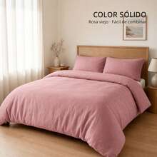 POLIGONO Duvet Covers Sets - Dusty Pink - View 4
