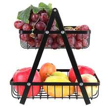 Multi-Layer Fruit Basket Kitchen Storage Basket Detachable 3-Tier Storage Rack Multi-Function Storage Rack Living Room Use Dried Fruit Snack Storage Basket - Multicolor - View 5