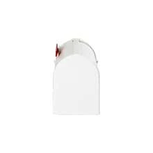 Medium White Plastic Post Mounted Mailboxes - AsPic - View 5