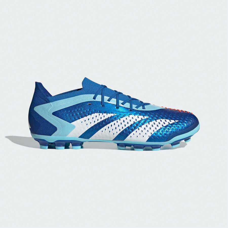 Sepatu Sepak Bola Adidas PREDATOR ACCURACY.1 L untuk Lapangan Rumput Buatan 2G/3G AG Custom Short Stud IG5171 - Biru - View 1