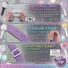 Tali Bahu Penyangga Light Stick Korean Pop, Tali Gantung Bahu Penyangga Light Stick Korean Pop, Tali Gantung Portabel untuk Aktivitas Selempang Korean Pop, Cocok untuk Permainan dan Aktivitas Pesta, Cocok untuk Pertemuan Penggemar Korean Pop, Permainan, Aktivitas, di Rumah, Pesta, Tahun Baru, Natal - Multiwarna - Versi diperpanjang yang ditingkatkan 185CM - View 5