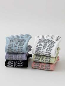 1/2/3 Pasang Kaos Kaki Yoga Lima Jari Wanita, Kaos Kaki Pendek Pilates Silikon Anti Selip - MultiWarna - View 3