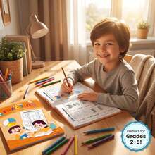 Basic Fractions Workbooks For Kids (2 Levels:24+32 Pages) - Visual Fraction Coloring & Matching,Equivalent & Comparing Fractions,Number Lines Worksheets,Elementary Math Activities,Back To School Supplies,Homeschool Teaching Aids,Grades 2-5,Classrooms - Multicolor - View 3
