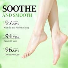 Rozino 1 buah Masker Kaki Pelembap Mendalam Tea Tree Mint 60g, Aroma Tea Tree Mint, Menyegarkan dan Nyaman di Kaki, Melembapkan dan Menenangkan Kaki Kering dan Kasar, Menutrisi dan Melembutkan, Memperbaiki Kekeringan dan Pengelupasan, Kemasan Tunggal 60g, Bersih dan Higienis, Perawatan SPA Kaki di Rumah, Mudah Digunakan - View 2