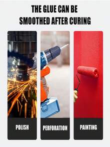 AB Epoxy Metal Repair Glue, Iron Steel Aluminum Oil Tank Water Pipe Leak Repair, High Temperature Resistant Corrosion Resistant Sandable Drillable Repair Adhesive - B - View 4