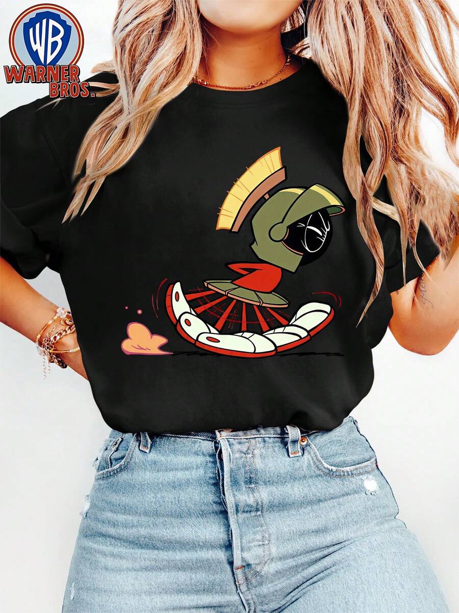 Women T-Shirts - Black - View 1