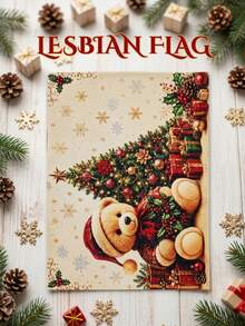 1pc Christmas Door Mat, 30*40cm Silicone Diatomite Absorbent Mat, Christmas Non-Slip Mat, Christmas Tree Gift Bear Pattern Door Mat, Christmas Gift Pattern Floor Mat, Christmas Indoor Outdoor Home Decor, Christmas Floor Mat Decoration, Winter Holiday Christmas Party Decoration Carpet, Bathroom Non-Slip Floor Mat, Merry Christmas Home Decor 2026, 2026 Gift, Christmas Party Decoration, 2027 Happy New Year Gift - Christmas Bear - View 6