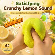 1 Peça Bola de Apertar de Manga com Mudança de Cor, Brinquedo Tátil ASMR Feito à Mão, Brinquedo Fidget para Alívio do Estresse, Lembrancinha Fofa para Festa de Feriado e Decoração de Mesa, Needdoh Crunch Squishy - Multicolorido - Visão 4