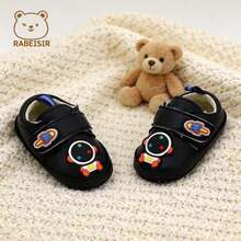 RABEISIR Infant/Toddler Astronaut Design Athletic Shoes, Spring/Autumn - Black - View 6