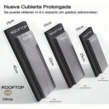 Estantes de pared para decoración de dormitorio, estantes de pared flotantes para sala de estar, almacenamiento de cocina, estantes flotantes de madera rústica montados en la pared para libros,Soportan Hasta 10 Kg, Fácil Instalación(juego de 3) - Negro - Ver 3
