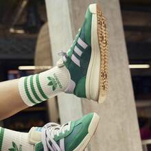 Adidas SL72 RTN Classic Retro Sports Shoes "T-Toe" IH7993 - Green - View 6