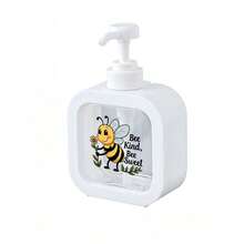 Bee-Themed Inspirational Quote Soap Dispenser, Refillable Empty Bottles: Suitable For Kitchen, Bathroom And More Scenarios - Hand Soap, Pump Bottle, Soap Dispenser Set, Cute Soap Dispenser, Liquid Soap Dispenser To Meet Various Needs, Travel Bottles - Multicolor - View 4