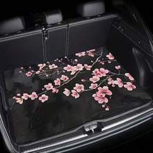 1 Buah Alas Bagasi Mobil Universal, Alas Bagasi Tahan Air dan Anti Selip dengan Motif Ranting Bunga Sakura Musim Semi - Bahan Poliester Tahan Lama, Cocok untuk Dekorasi Interior Bagasi Kendaraan, Hadiah Liburan yang Sempurna - Ranting bunga sakura - View 6