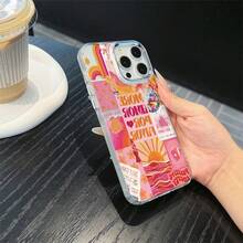 1件 極簡時尚向日葵貓咪卡通圖案 全包覆透明TPU防指紋手機殼 硬殼抗黃變，適用於 iPhone 16 Pro Max/16/16 Pro/16 Plus/11/15/15 Pro/15 Pro Max/12/13/14 Pro Max/XS/XR/11 Pro/11 Pro Max/12 Pro/12 Pro Max/13 Pro/13 Pro Max/7 Plus/14 Pro/14 Pro Max/14 Plus/7 Plus/8 Plus/8/SE2/12 Mini/13 Mini - 彩色 - 查看 5