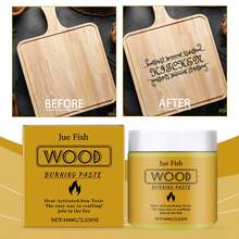 Wood Burning Paste DIY Pyrography Burning Paste For Wood, Leather, Canvas, Paper, Easy To Use, No Complex Skills Required, Family Interaction, Gift For Family And Friends On Holidays, Christmas, Halloween, Premium Gift, New And Old Models Randomly Sent - A - View 4