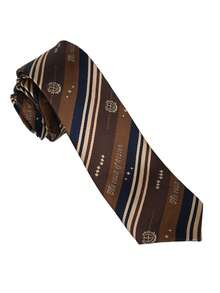 1/3pcs Striped Hand-Tied Necktie Set, Fashionable Versatile Tie Combination - Multicolor - View 8