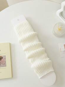 Children's Thick Striped Chunky Knit Leg Warmers, Versatile Leg Covers For Autumn/Winter, Warm - Multicolor - View 11