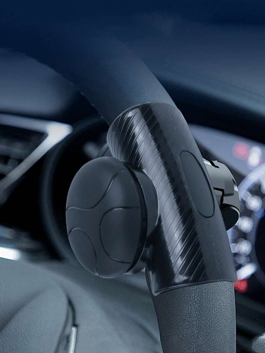 1 cái núm xoay vô lăng ô tô, hỗ trợ lái 360° xoay tròn với thiết kế vòng bi, hỗ trợ lái một tay mượt mà, tay nắm bi xoay lắp nhanh, hỗ trợ rẽ xe chống trượt, phụ kiện nội thất ô tô cho xe hơi, SUV, xe tải