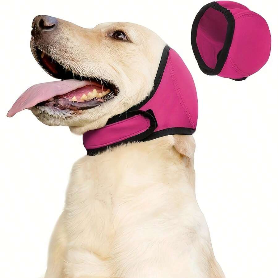 New Dog Calming Hood Anti-Shock Anti-Thunder Waterproof Hook And Loop Summer Swimming Waterproof Earmuffs - Multicolor - View 1